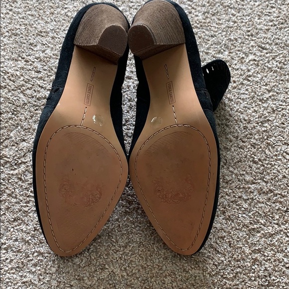 Black Suede Booties - Picture 4 of 4